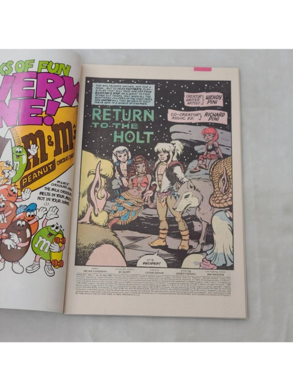 Elfquest 10 Marvel Comics 1986 VF 8.0 Newsstand Wendy Pini - Picture 3 of 9